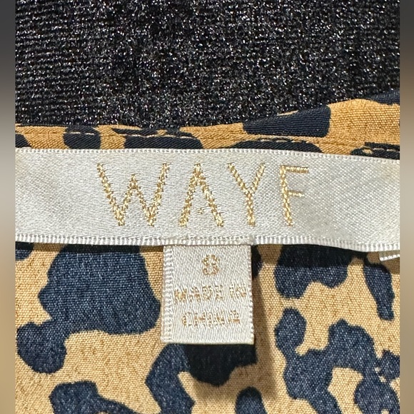 Animal print, Leopard print blouse. Used once ( runs big) - Picture 8 of 9